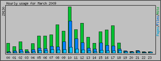 Hourly usage