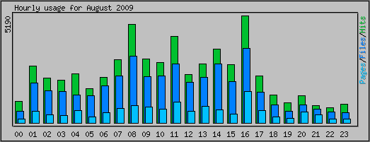 Hourly usage