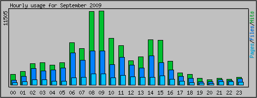 Hourly usage